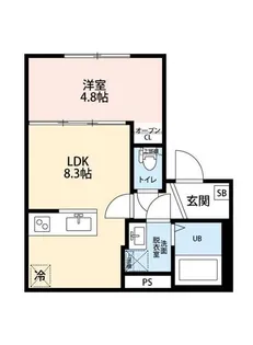 東京都豊島区巣鴨5【マンション】の間取り