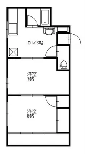 ニュー双葉マンション1号棟【3階】の間取り
