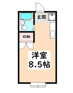 ビレッジ藤井【2階】の間取り