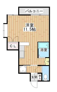 グリーンフォートIII【1階】の間取り