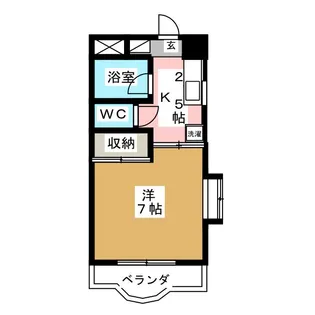 メープルタウンとうよう【1階】の間取り