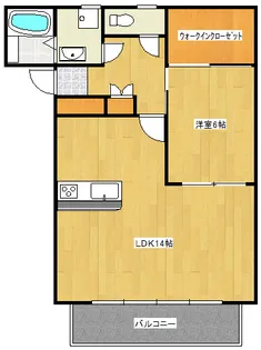 福島県郡山市富久山町福原字神明【マンション】の間取り