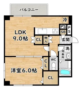 スプルース・ネスト【1階】の間取り