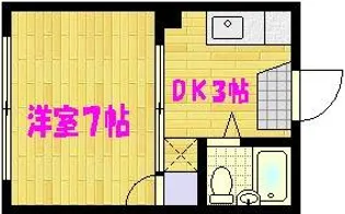 セフィラ舟入南【2階】の間取り