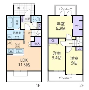 茨城県筑西市玉戸【一戸建】の間取り