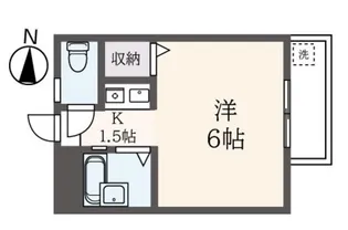 リバーサイド玉川【2階】の間取り