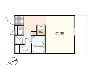 レオパレスシンセー【3階】の間取り