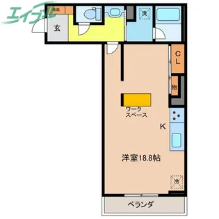 シャーメゾン ル シエル【3階】の間取り
