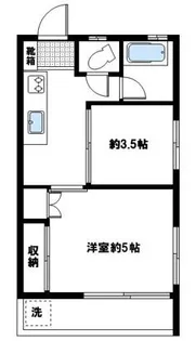 かすみコーポ【3階】の間取り