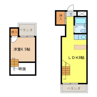 パティオM【4階】の間取り
