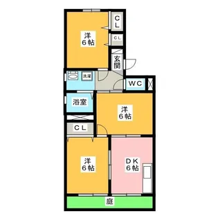 ファミールアサノ A棟【1階】の間取り