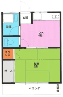 コーポ清陵【2階】の間取り