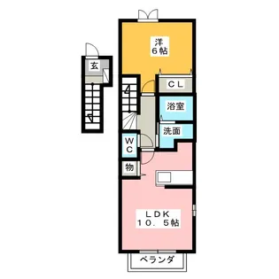 エルカミーノ【2階】の間取り