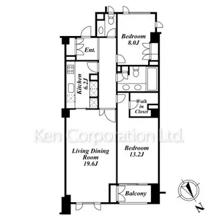 Omotesando Court【1階】の間取り