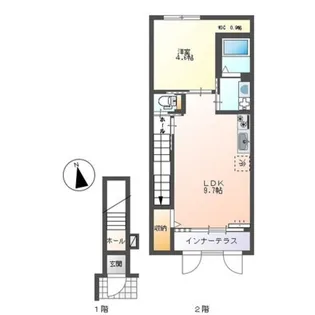 WBeC【2階】の間取り