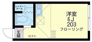 ユナイト鶴見イスタンブール【2階】の間取り