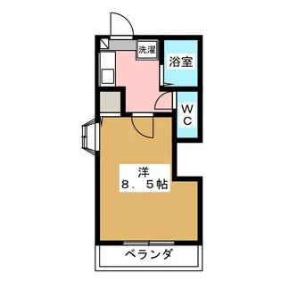 富士レイホービル第3【4階】の間取り