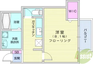 ソレイユパルク11番館【1階】の間取り