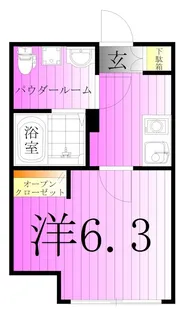 フローライト北千住【2階】の間取り