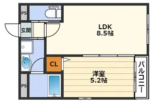 メゾン・オリビエ【4階】の間取り