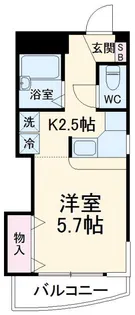 レ・ゾワゾー【3階】の間取り