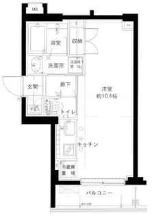 東京都新宿区大京町【マンション】の間取り