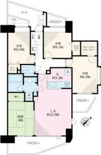 4LDKの間取り画像