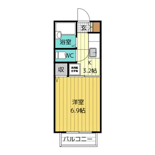 メゾンドール川原【2階】の間取り