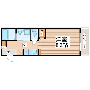 G-CREST土樋【1階】の間取り