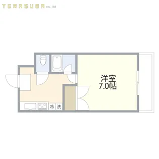 レガーロわさだ【1階】の間取り