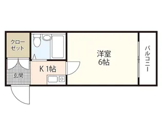 CreeK Kawaramachi【6階】の間取り