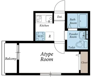 千葉県船橋市本町6【アパート】の間取り