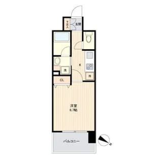 LiveCasa仙台長町【3階】の間取り