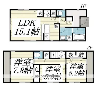 東京都東大和市立野4【一戸建】の間取り