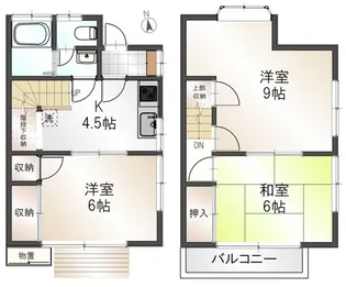 埼玉県所沢市小手指元町3【一戸建】の間取り