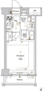 ブランノアール北赤羽【5階】の間取り