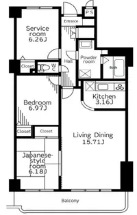 エルパラドール【1階】の間取り