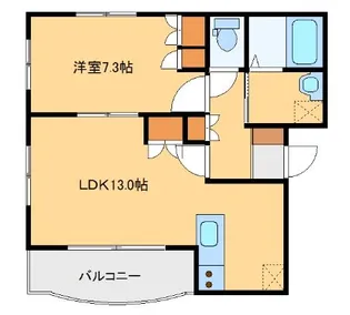 群馬県伊勢崎市連取町【マンション】の間取り