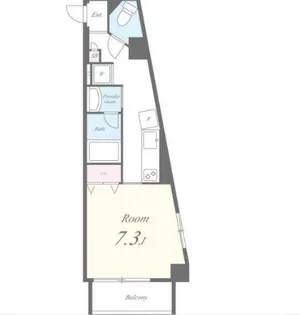 1Kの間取り画像