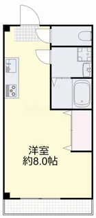 にっせんれん21【4階】の間取り