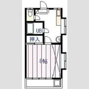 ヴィラフローラ【2階】の間取り