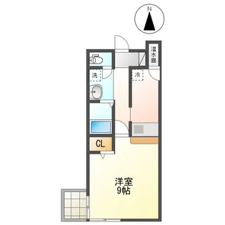 コンチネンタルイン・A【6階】の間取り