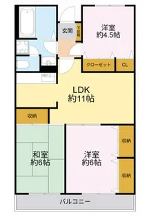 東京都練馬区富士見台1【マンション】の間取り