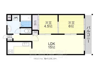 ティーズシャレット【2階】の間取り