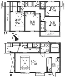東京都府中市押立町5【一戸建】の間取り