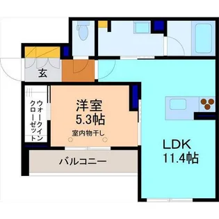 ヴェスプッチ (VESPUCCI)【3階】の間取り