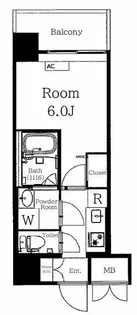 グランパレス南麻布仙台坂【5階】の間取り
