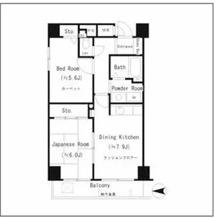 大阪府大阪市都島区都島北通2【マンション】の間取り