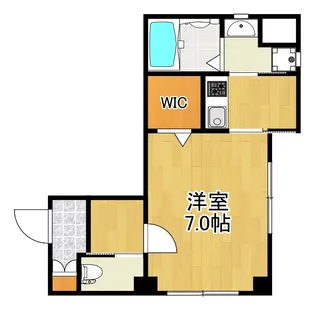神奈川県横浜市鶴見区市場上町【マンション】の間取り