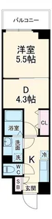 Alivis浦安【3階】の間取り